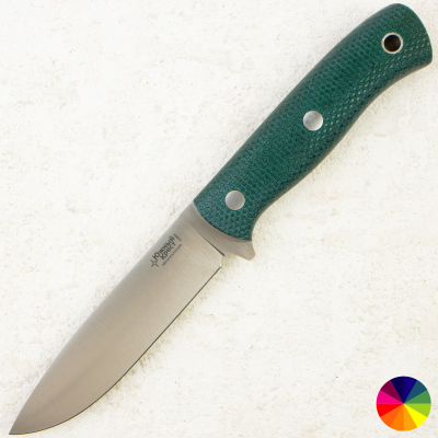 Нож Южный Крест Скаут L, Elmax, Convex, Micarta Emerald, Насечка